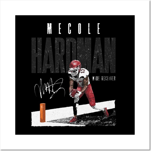 Mecole Hardman Houston Touchdown Grab Wall Art by Buya_Hamkac